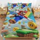thumbnail image 1 of Super Mario 3-Piece Comforter Set for Bedroom Super Mario Bedding Set for Kids Adults Soft Microfiber Duvet Cover Set with Zipper Closure, 1 of 5