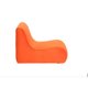 thumbnail image 3 of Sofa Komodo 1 Cuerpo Felpa Naranja, 3 of 5