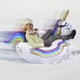 thumbnail image 2 of Trineo inflable con forma de tubo de nieve GoFloats, de invierno, para niños y adultos, 2 of 7