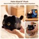 thumbnail image 3 of Mewaii Black Cat Plush Kawaii Plushies, UltraSoft Feel, 8 in, 3 of 3