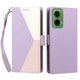 thumbnail image 3 of Funda Cartera para Motorola Moto G35 con Cierre Magnético, Tricolor, Morado, 3 of 6