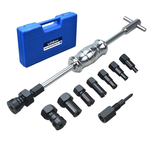 Juego de extractor de rodamientos LainKeen de 8 a 32 mm con martillo deslizante