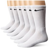 Calcetines Nike Performance Cushion Crew, Unisex, 6 Pares, Blanco/Negro