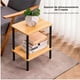 thumbnail image 3 of Mesa De Noche Top Living Velador 2 Niveles De Bambú Brillante, 3 of 4