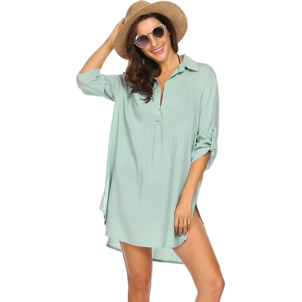 Traje de baño para mujer, playero, bikini, vestido de playa