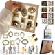 thumbnail image 1 of Kit mini museo personalizado DIY caja sombra figuras focos regalo aniversario, 1 of 8