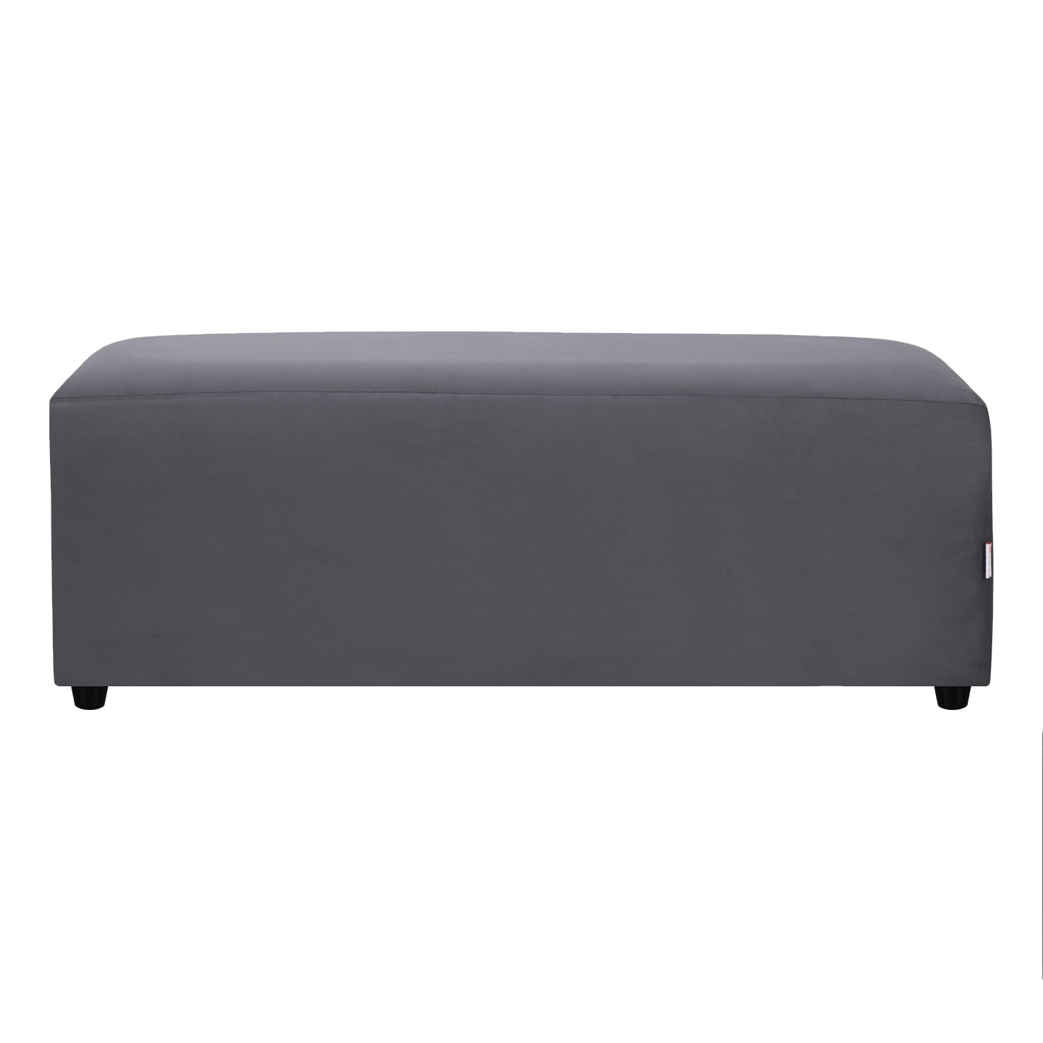 Bodevir - Banqueta Cali 3c Felpa 30 Gris