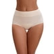 thumbnail image 1 of INSPIRE CHIC Bragas a prueba de fugas Regreso a clases para mujeres Algodón Cintura alta Cinturilla elástica Cobertura total Control de abdomen Ropa interior L Beige, 1 of 4