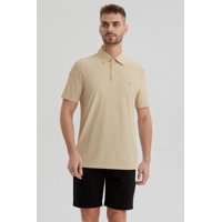 Fashionspark - Polera Hombre Técnica Beige