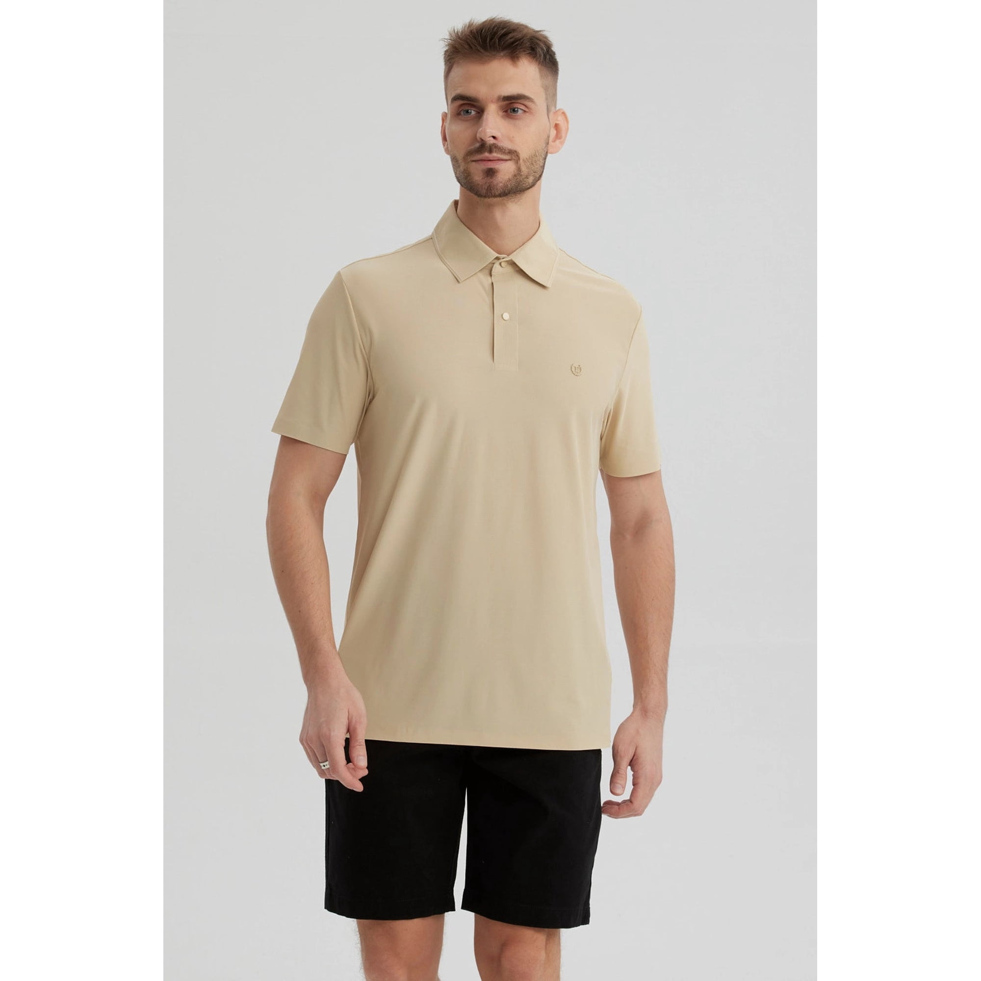 Fashionspark - Polera Hombre Técnica Beige