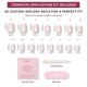 thumbnail image 5 of Uñas postizas Glamnetic redondas extra cortas – Kit de 30, 5 of 6