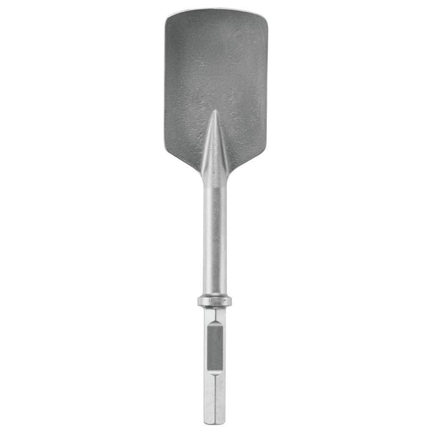Clay Spade Bosch HS2169 para martillos rompedores con 1-1/8 pulgadas Vástago hexagonal