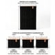 thumbnail image 3 of Set de Organizadores Premium 4 Cestas con Tapa de Madera Tejido Artesanal Negro, 3 of 6