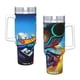 thumbnail image 4 of Hot Wheels Vaso aislado de acero inoxidable con asa, diseño temático, regalo para familia, amigos y fans; incluye pajita y encaja en el portavasos estándar, 40 oz, 4 of 6