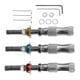 thumbnail image 1 of 3x 7 Mm 7 5 Mm 7 8 Mm Ni?os Gran Regalo 7 Pines Ajustable Tubular Lockpicking, 1 of 5
