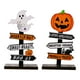 thumbnail image 3 of Placa De Decoración De Mesa De Halloween, 2 Uds., Adornos Creativos, Señal De Calabaza Fantasma, 3 of 5