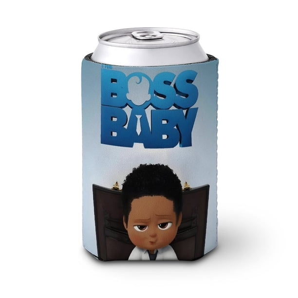 Bebé Jefe Niño de África Funda enfriadora de latas, aislante de bebidas para mantener frías o calientes, funda térmica plegable para latas, portabebidas reutilizable