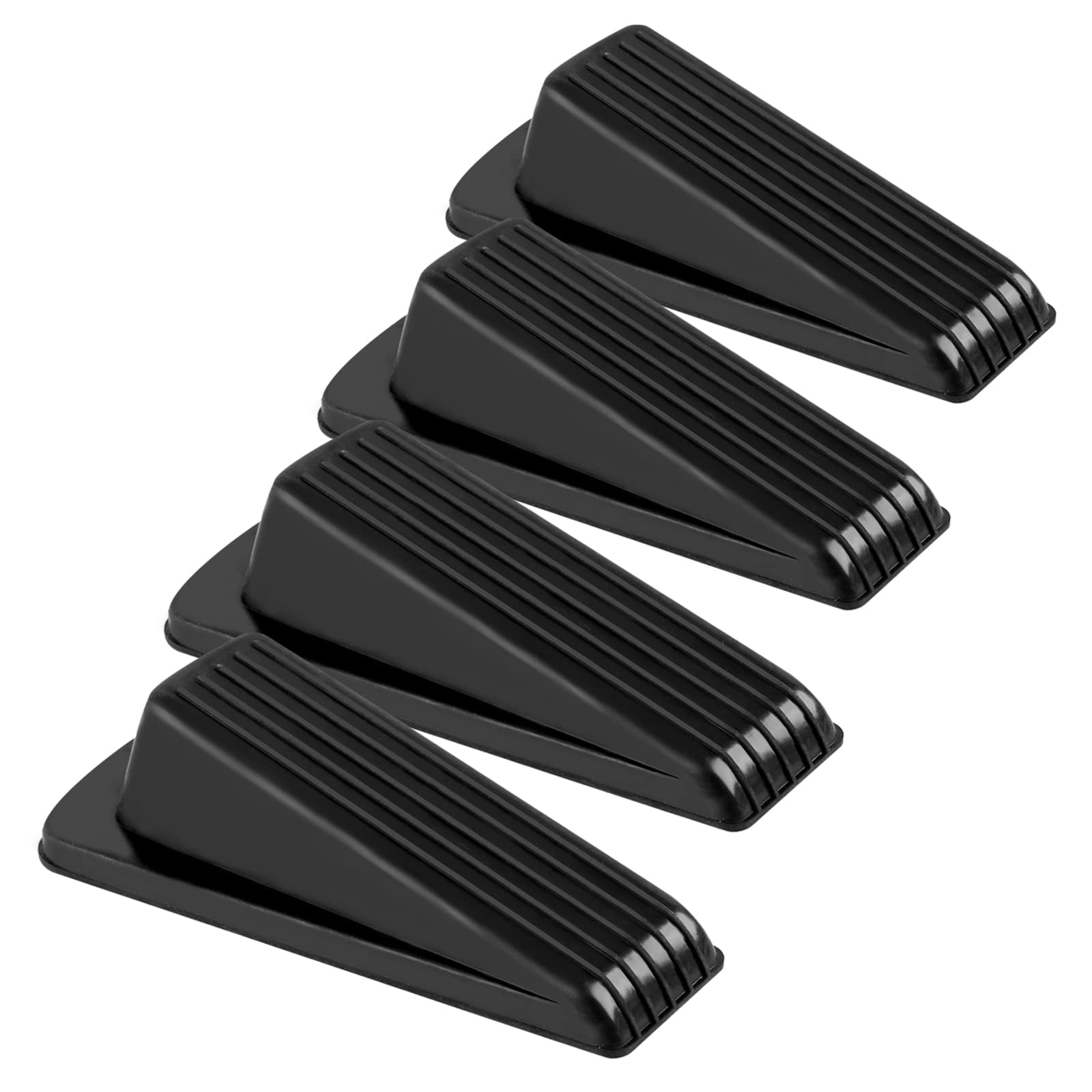 Tapones De Goma Utron Para La Parte Inferior De La Puerta, 4 Unidades, Color Negro