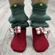 thumbnail image 3 of Calcetines navideños suaves y cálidos | Calcetines navideños divertidos y cálidos: ropa navideña acogedora para estudio, sala de estar, dormitorio, salón, comedor y sala de juegos. Yuxun, 3 of 7