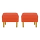 thumbnail image 1 of Set Pouf Sky 1c Felpa 01 Naranjo, 1 of 4