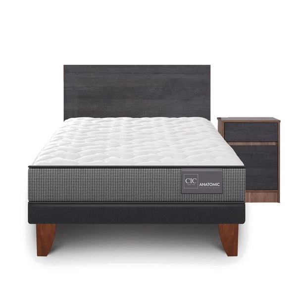 Cama Europea Anatomic 1.5 Plaza Base Normal