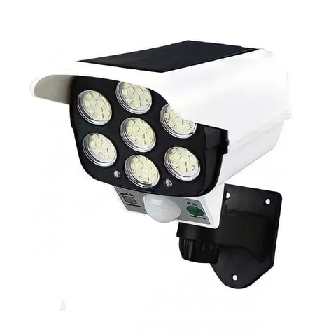 Importclick - Foco Solar Led Cámara 150 Watts Sensor Movimiento