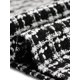 thumbnail image 5 of INSPIRE CHIC Conjunto de Traje para Mujer Regreso a Clases Conjunto de 2 Piezas Chaqueta Corta de Tweed a Cuadros y Conjunto de Falda S Negro, 5 of 6