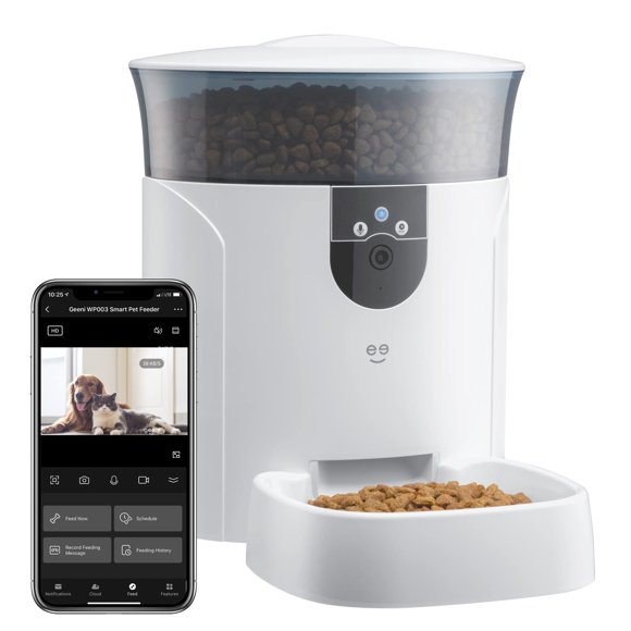 Comedero inteligente Geeni 7 L con cámara HD, temporizador y voz