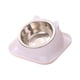 thumbnail image 1 of Cuenco Elevado Para Comida Para Gatos, Cuenco Para Comida Para Gatos, Comedero Para Mascotas, Cuenco Elevado Inclinado Para Gatos, Blanco, 1 of 3
