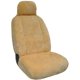 thumbnail image 1 of Funda para asiento de coche Eurow, fácil de instalar, piel de oveja de felpa, color beige, 1 of 7