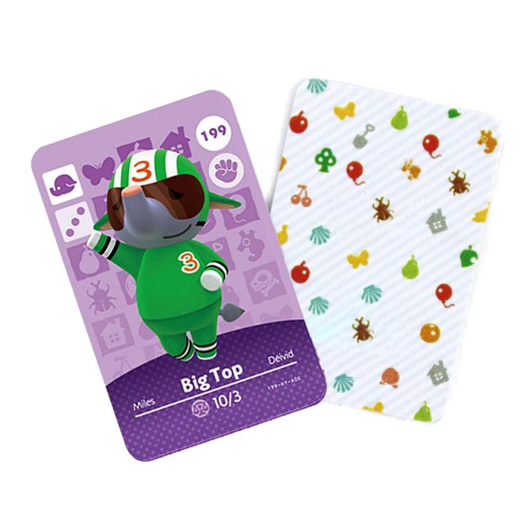 Tarjeta Mini Nfc Personalizada Big Top Impermeable 3 X 2 Cm