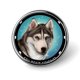 thumbnail image 1 of Insignia de Botón Desmarcar Husky Siberiano 2.8 cm, 1 of 6