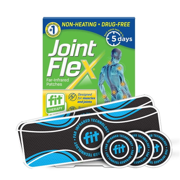 Parche terapéutico JointFlex FIT, infrarrojo lejano, 9 unidades, 5 días, resistente al agua