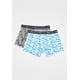 thumbnail image 1 of Bóxer Hombre Bipack Print Celeste Corona, 1 of 5
