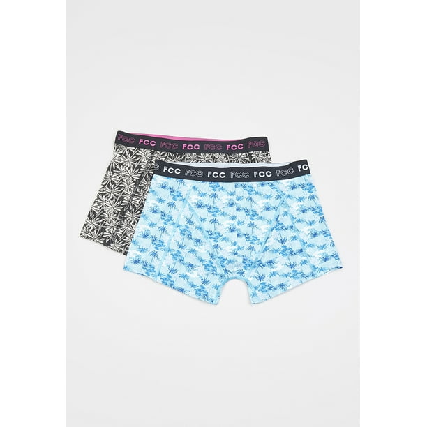 Bóxer Hombre Bipack Print Celeste Corona