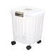 thumbnail image 2 of Contenedor De Alimentos Secos Contenedor De Alimentos Con Ruedas Para Gabinete Encimera Bocadillos Blanco 15 Kg, 2 of 5