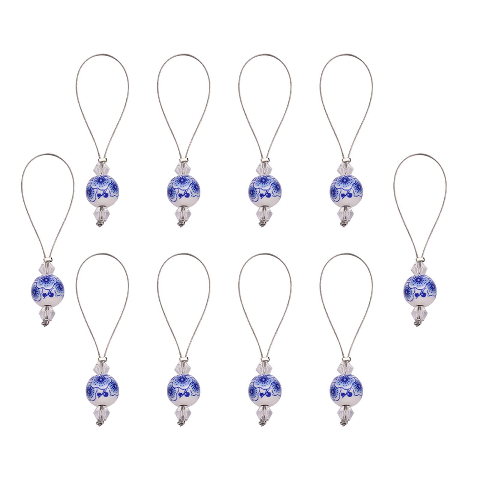 Magideal - Clip De Marcadores De Puntada, Artesanías Extraíbles Portátiles, Anillo Marcador De Ganchillo Reutilizable, Marcadores De Costura Para Accesorios De 10 Piezas Estilo A.