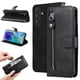 thumbnail image 1 of Funda con Cremallera para Samsung Galaxy M55 5G, Carcasa Cartera de Cuero PU con Soporte y Tarjetero, 1 of 6