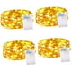 thumbnail image 4 of 4 Piezas De Luces De Cadena Con Pilas Impermeables Para Patio Al Aire Libre Dormitorio Blanco Cálido, 4 of 5
