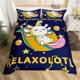 thumbnail image 4 of Galaxy Duvet Cover Twin King Cute Axolotl Bedding Set Cartoon Salamander Comfortable Cover Polyester Ocean Sealife Bedspread Cover, 4 of 5