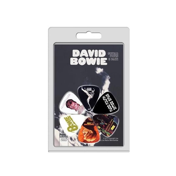 Pack 6 Uñetas Perri's Leathers David Bowie lp-db2
