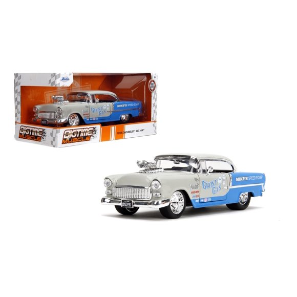 Coche fundido a presión Jada Toys Bigtime Muscle 1:24 1955 Chevrolet Bel-Air