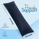 thumbnail image 2 of Almohada corporal completa Utopia Bedding para adultos, color azul marino, 2 of 7