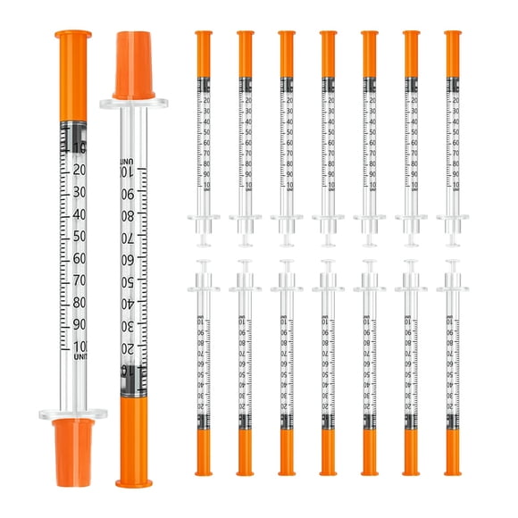 Jeringas Napelio 1 ml 31G 8 mm, envueltas individualmente, 100 piezas