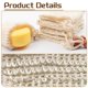thumbnail image 3 of Bolsas de Sisal para Ahorrar Jabón CllyCnny Pack de 10 (14,5 × 9,5 cm), 3 of 7