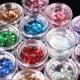 thumbnail image 2 of Glitter Para Resina Uv 14 Estrellas Holográfica Aros Llavero, 2 of 3