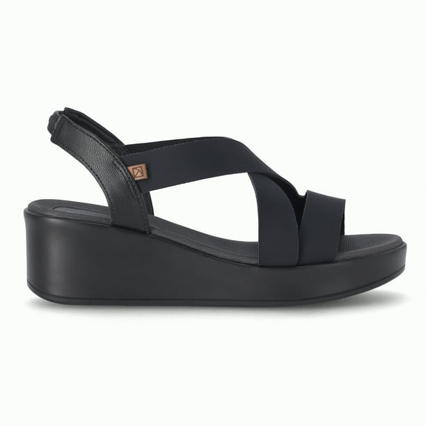Sandalia Mujer Negro Anabela 71 Piccadilly
