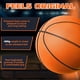 thumbnail image 3 of Balón de baloncesto Womefic talla 7 silencioso para interior de espuma PU de 24 cm, 3 of 7