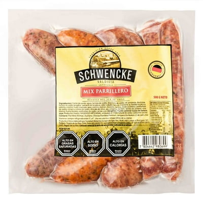 Mix Parrillero Tradicional 5 Un 500 G Schwencke