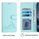thumbnail image 4 of Funda tipo cartera FOXDOCK para TCL STYLUS 5G con soporte, ranuras, RFID, diseño de gato, 4 of 5
